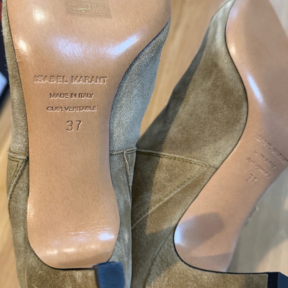 Isabel Marant /ISABEL MARANT
7CM SUEDE LEATHER DEMKA ANKLE BOOTS - Picture 7 of 7